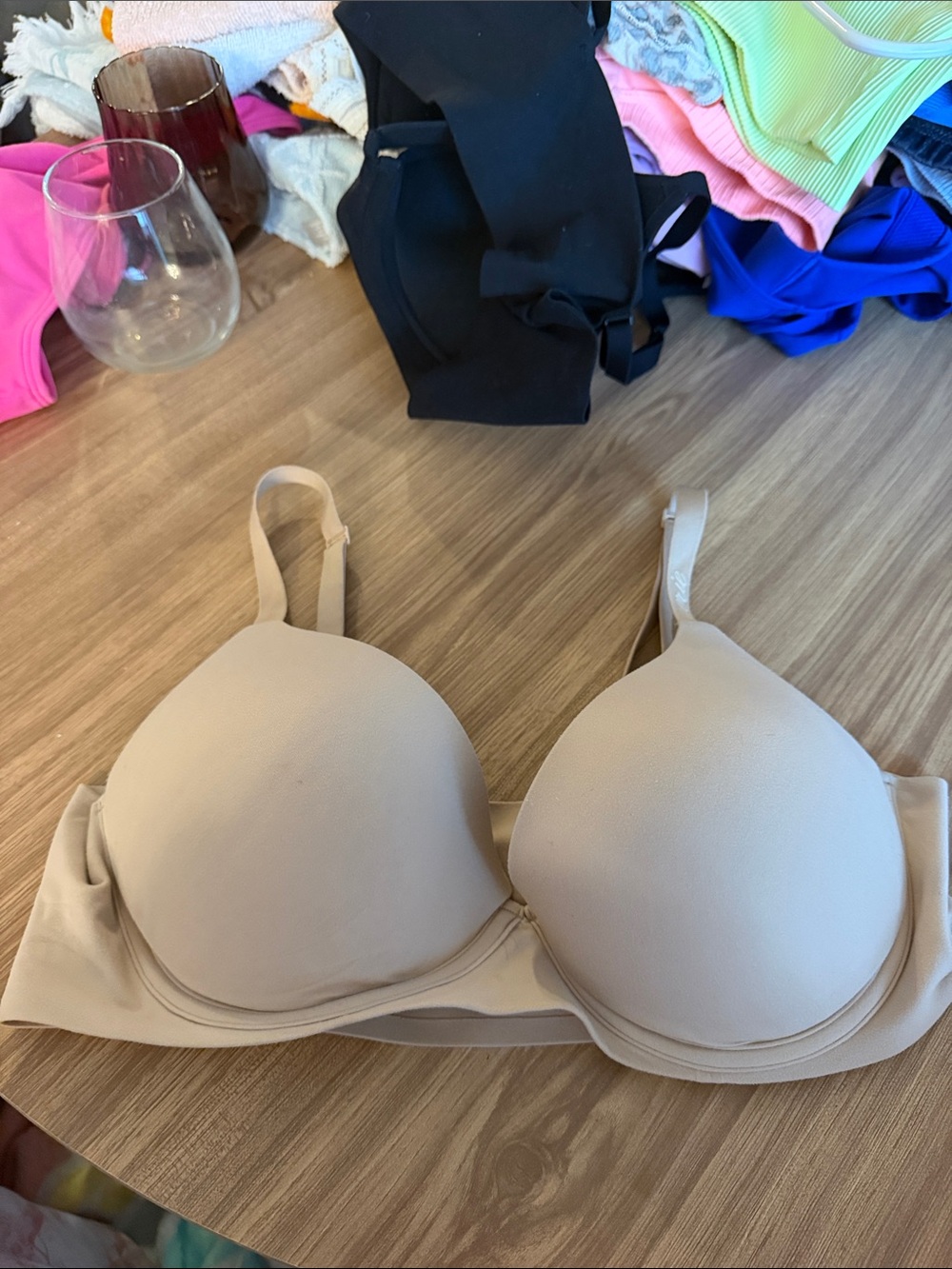 Aerie SMOOTHEZ Everyday Smooth Push-Up Bra in Nude